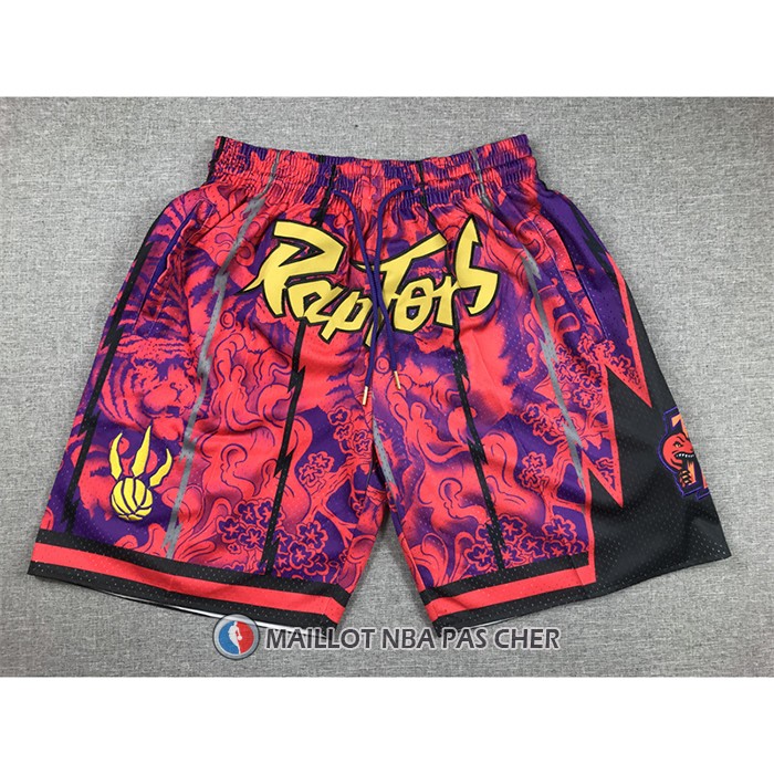 Short Tornto Raptors Special Year of The Tiger Rouge